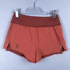Uniqlo Athletic Running Shorts Womens Size X Small High Elastic Waist Rust